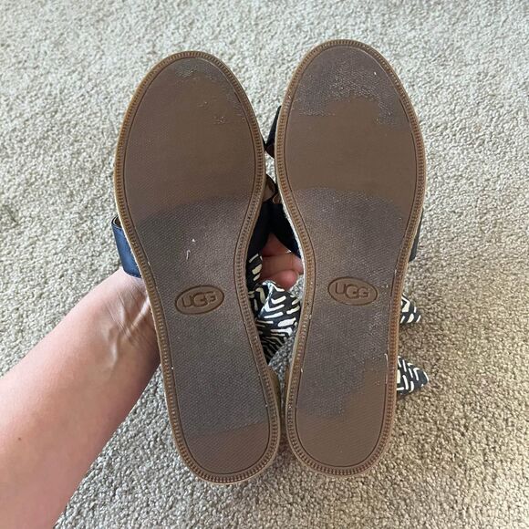 UGG Indina Cork Tie Ankle Sandals Size 9.5 - Picture 8 of 10